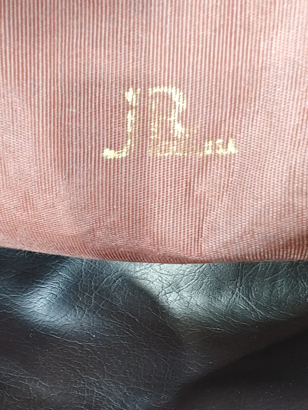 Vintage JR GENUINE Leather Bag Brown